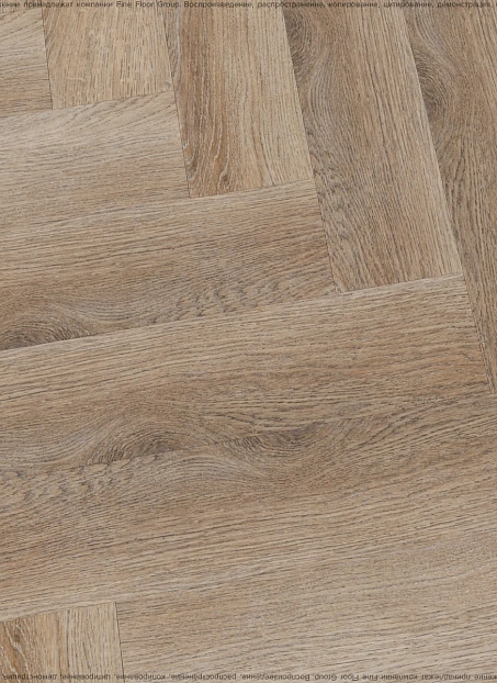 Виниловый ламинат (SPC) CronaFloor HERRINGBONE  Дуб Монпелье сторона L/R - 50/50