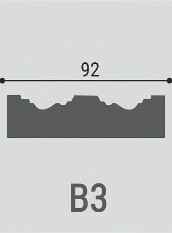 Вставка декоративная Bello Deco  В3