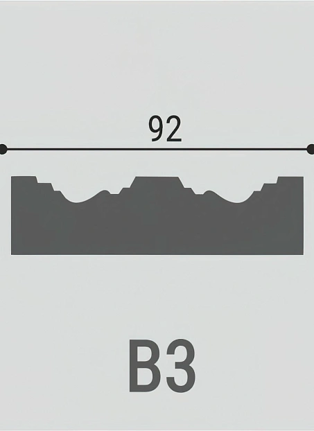 Вставка декоративная Bello Deco В3