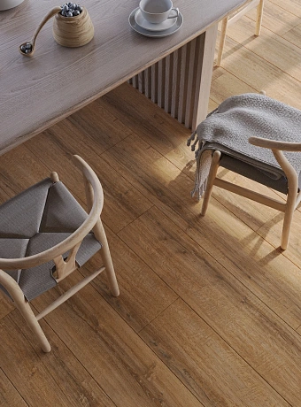 Ламинат Egger PRO Large 8-33 Aqua+ Дуб Шерман Коньяк Коричневый