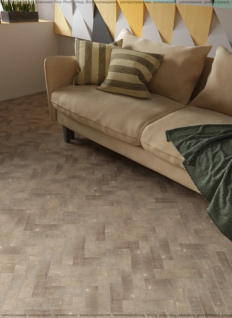 Кварц-винил (LVT) Fine Floor КАМЕНЬ (STONE) Крафт Смол Планк (Craft Small Plank) Бангалор