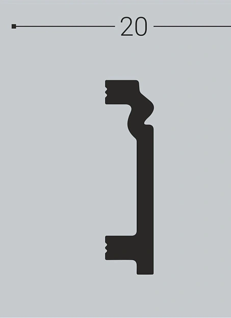 Плинтус напольный Bello Deco XPS П3