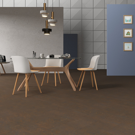 Линолеум модульный Marmoleum MODULAR SLATE Newfoundland slate te3746 шириной  м