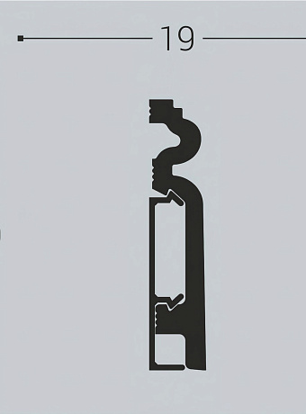 Плинтус напольный Bello Deco XPS П14