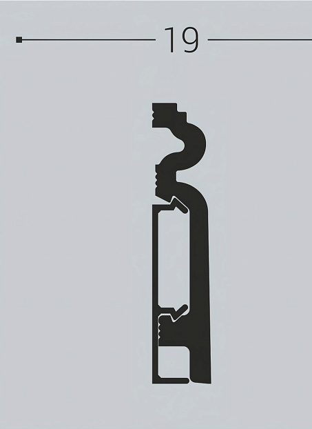 Плинтус напольный Bello Deco XPS П14