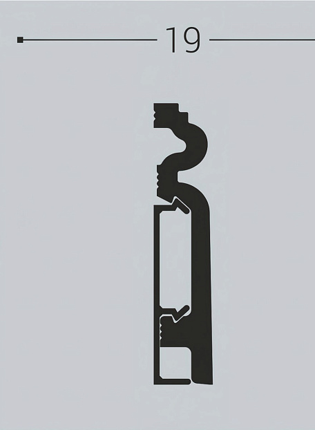 Плинтус напольный Bello Deco XPS П14