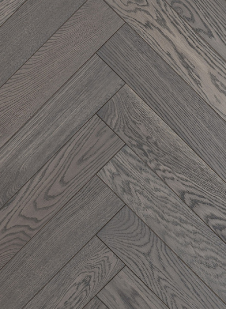 Инженерная доска Karelia HERRINGBONE  Oak Chifon NATUR 1S OIL MAT