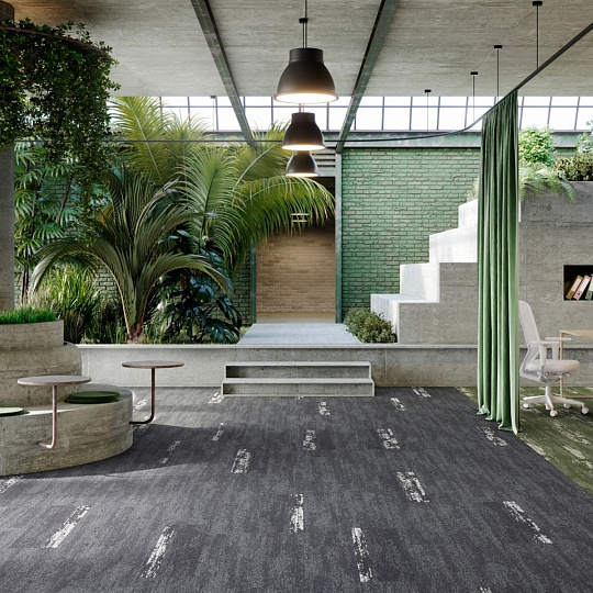 Ковровая плитка IVC Commercial RUDIMENTS Metallic clay 985