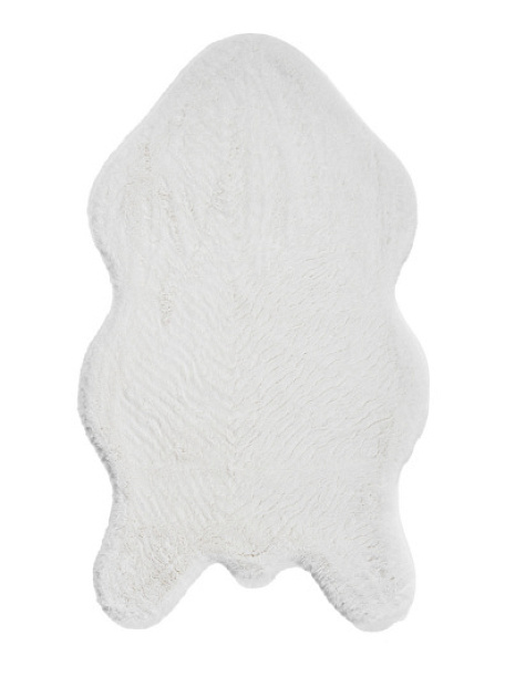 Коврик Shahintex ШКУРА Белый Кролик 10