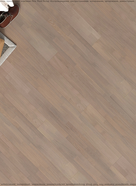 Паркетная доска Karelia LIGHT  Oak Soft White NATUR 3S LAC MAT