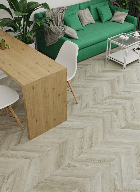 Кварц-винил (LVT) Alpine Floor CHEVRON  Дуб Фантазия