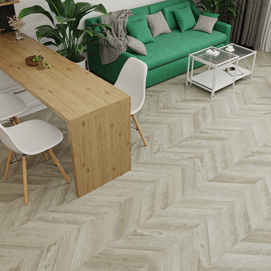 Кварцвиниловая плитка (LVT) Alpine Floor CHEVRON  Дуб Фантазия