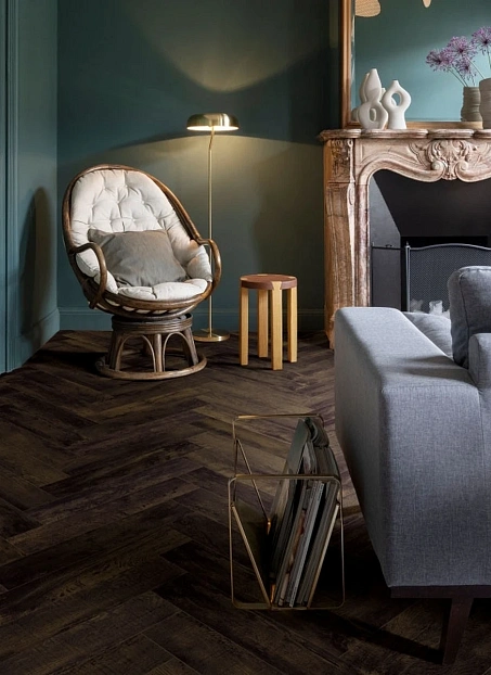 Кварц-винил (LVT) Moduleo LAYRED HERRINGBONE  Country Oak 54991