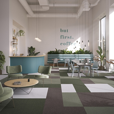 Ковровая плитка IVC Commercial ART INTERVENTION Creative spark 646