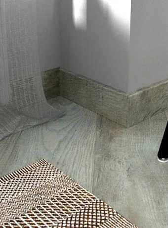 Плинтус МДФ Fine Floor  Дуб Фуэго