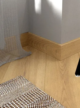 Плинтус МДФ Fine Floor  Дуб Орхус