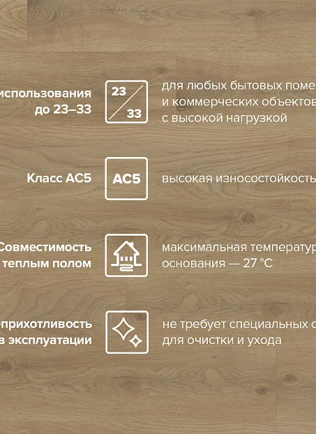 Ламинат Binyl PRO  Дуб Хейбридж