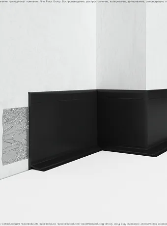 Плинтус напольный Dollken WLK50 Black 0110