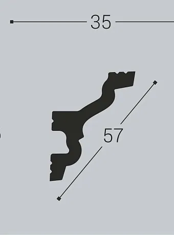 Карниз Bello Deco К7