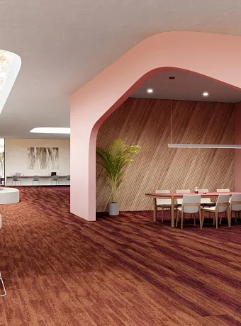 Ковровая плитка IVC Commercial RUDIMENTS Clay create 325