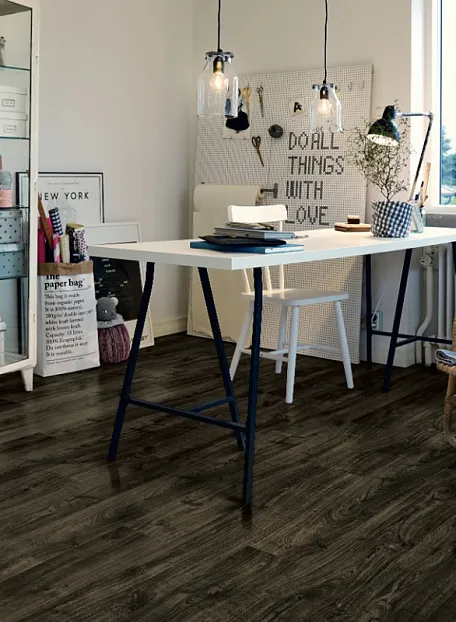 Кварц-винил (LVT) Pergo OPTIMUM CLICK  Дуб Сити Чёрный