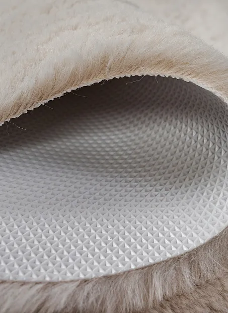 Коврик Shahintex ШКУРА Жемчужный 08