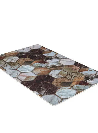 Коврик Icarpet PRINT Соты Фэншуй 107