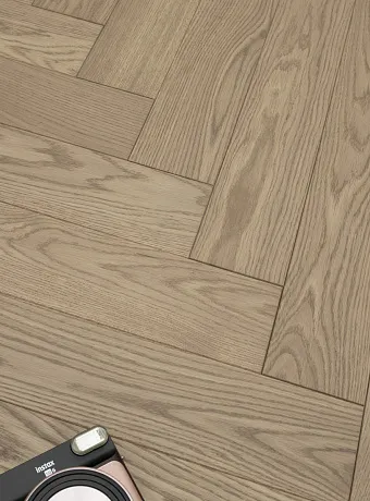 Инженерная доска Karelia HERRINGBONE  Oak Seppia NATUR 1S OIL MAT