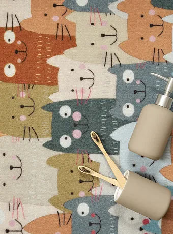 Коврик Icarpet PRINT Котики 100