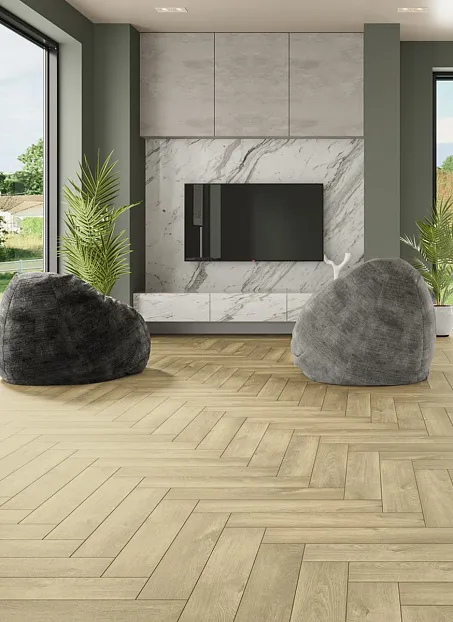 Виниловый ламинат (SPC) Alpine Floor PARQUET PREMIUM ABA  Дуб Натуральный Отбеленный