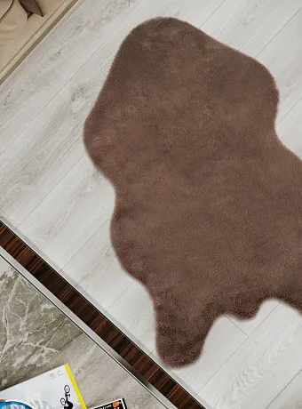 Коврик Shahintex ШКУРА Мокко 04