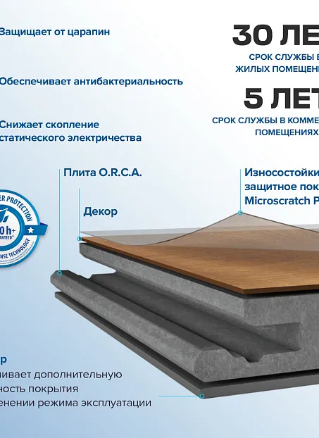 Ламинат Binyl PRO  Дуб Арамис