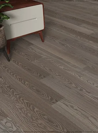 Паркетная доска Karelia ESSENCE Ash Slate Grey COUNTRY 1S LAC MAT