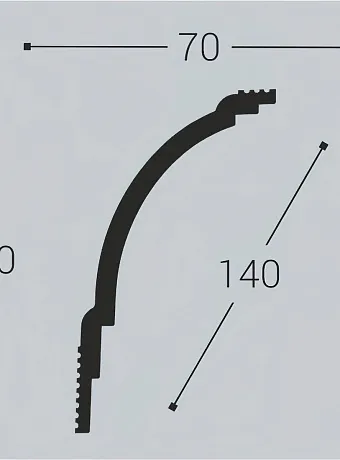 Карниз Bello Deco К18