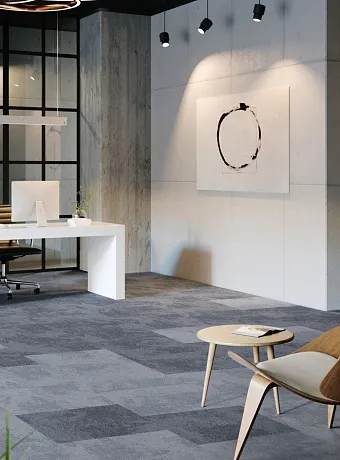 Ковровая плитка IVC Commercial RUDIMENTS Basalt echo 569