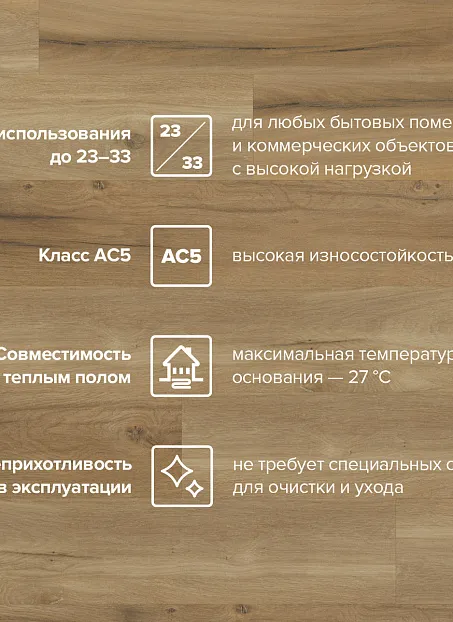 Ламинат Binyl PRO  Дуб Аламос