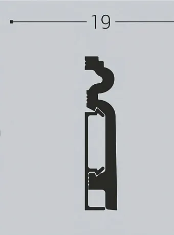 Плинтус напольный Bello Deco XPS П14