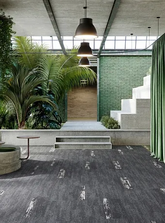 Ковровая плитка IVC Commercial RUDIMENTS Metallic clay 985