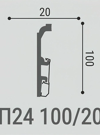 Плинтус напольный Bello Deco XPS ПМ24